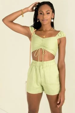 Sundae Muse Samba Top / Lime