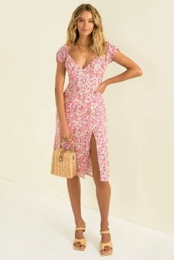 Sundae Muse Abrielle Dress / Pink Floral DRESSES