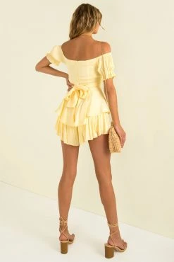 Sundae Muse Ruth Playsuit / Yellow