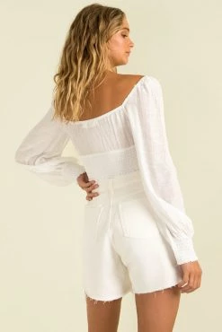 Sundae Muse Joss Top / White