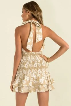 Sundae Muse Ella Dress / Beige New Arrivals