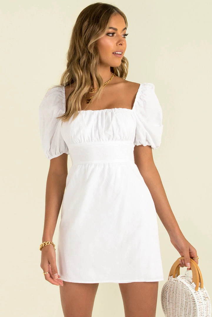 Sundae Muse New Arrivals Thea Dress / White 20 Sundae Muse New Arrivals Thea Dress / White