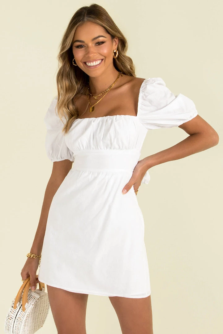 Sundae Muse New Arrivals Thea Dress / White 18 Sundae Muse New Arrivals Thea Dress / White