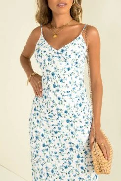 Sundae Muse Sofia Dress / Blue Floral New Arrivals