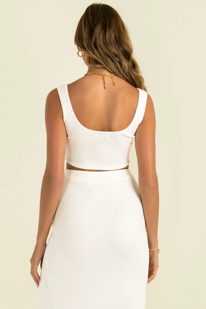 Sundae Muse New Arrivals Abby Top / White 7 Sundae Muse New Arrivals Abby Top / White