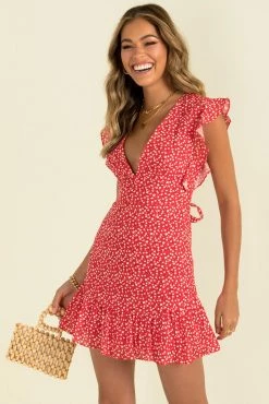 Sundae Muse Lola Dress / Red New Arrivals 30 Sundae Muse Lola Dress / Red New Arrivals