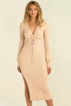 Sundae Muse Veronica Dress / Beige