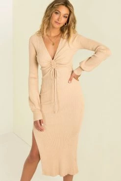 Sundae Muse Veronica Dress / Beige