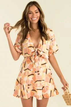 Sundae Muse Siesta Dress / Peach New Arrivals 35 Sundae Muse Siesta Dress / Peach New Arrivals