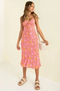 Sundae Muse DRESSES Julianna Dress / Pink Floral
