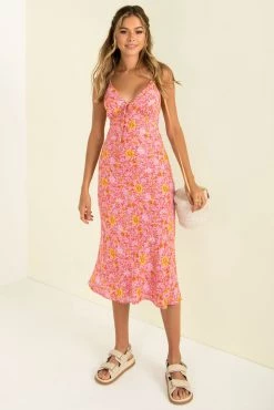 Sundae Muse DRESSES Julianna Dress / Pink Floral
