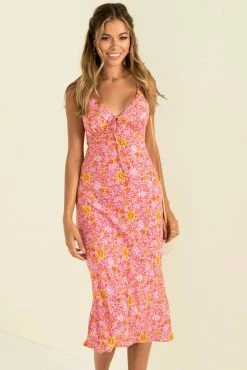 Sundae Muse DRESSES Julianna Dress / Pink Floral