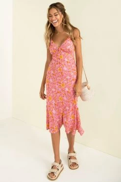 Sundae Muse DRESSES Julianna Dress / Pink Floral