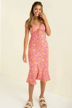Sundae Muse DRESSES Julianna Dress / Pink Floral