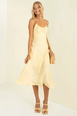 Sundae Muse New Arrivals Adeline Dress / Yellow