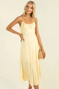 Sundae Muse New Arrivals Adeline Dress / Yellow