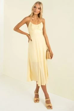 Sundae Muse New Arrivals Adeline Dress / Yellow