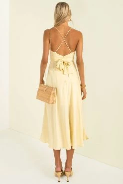 Sundae Muse New Arrivals Adeline Dress / Yellow