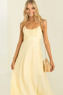 Sundae Muse New Arrivals Adeline Dress / Yellow