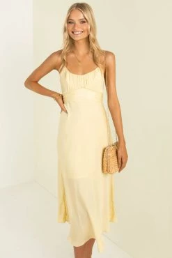 Sundae Muse New Arrivals Adeline Dress / Yellow