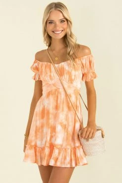 Sundae Muse Willa Dress / Orange DRESSES
