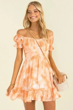 Sundae Muse Willa Dress / Orange DRESSES