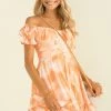 Sundae Muse Willa Dress / Orange DRESSES
