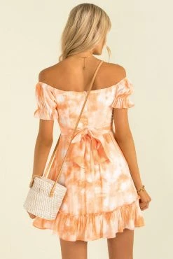 Sundae Muse Willa Dress / Orange DRESSES