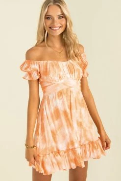 Sundae Muse Willa Dress / Orange DRESSES