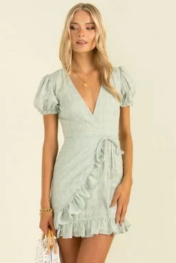 Sundae Muse DRESSES Adrianna Dress / Sage