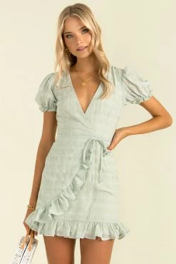 Sundae Muse DRESSES Adrianna Dress / Sage