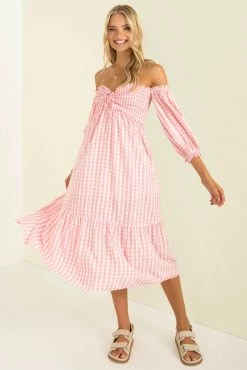 Sundae Muse New Arrivals Sierra Dress / Pink Check