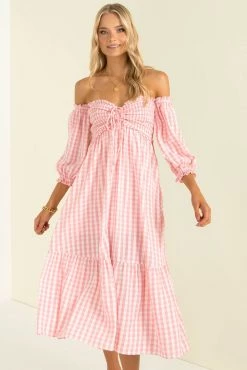 Sundae Muse New Arrivals Sierra Dress / Pink Check