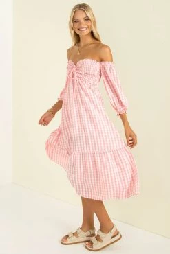 Sundae Muse New Arrivals Sierra Dress / Pink Check