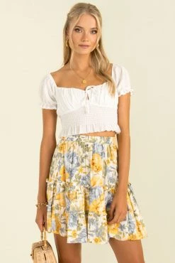 Sundae Muse New Arrivals Kalia Skirt / Floral