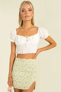 Sundae Muse Renee Skirt / Light Green