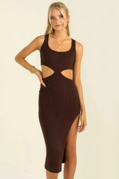 Sundae Muse New Arrivals Valerie Dress / Chocolate