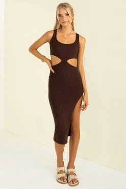 Sundae Muse New Arrivals Valerie Dress / Chocolate