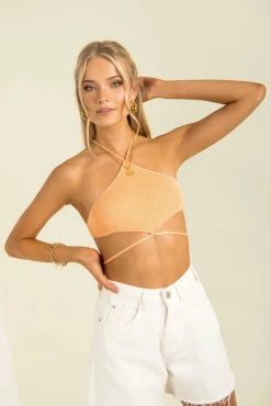 Sundae Muse Tops Ava Top / Orange