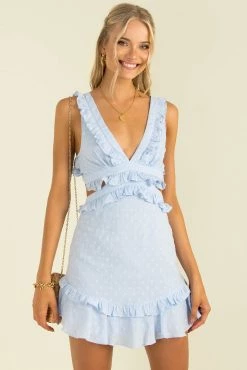 Sundae Muse Adele Dress / Sky New Arrivals