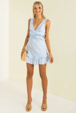 Sundae Muse Adele Dress / Sky New Arrivals