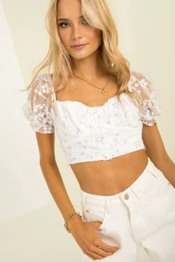 Sundae Muse Angelique Top / Lilac Floral