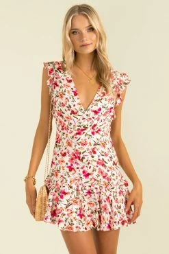 Sundae Muse Libby Dress / Pink Floral New Arrivals