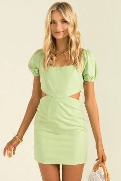 Sundae Muse Tully Dress / Lime New Arrivals