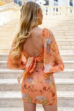 Sundae Muse Luanna Dress / Apricot DRESSES