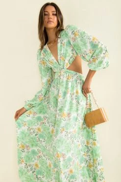 Sundae Muse New Arrivals Havana Dress / Green