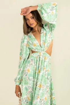 Sundae Muse New Arrivals Havana Dress / Green
