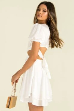 Sundae Muse Madeline Dress / White