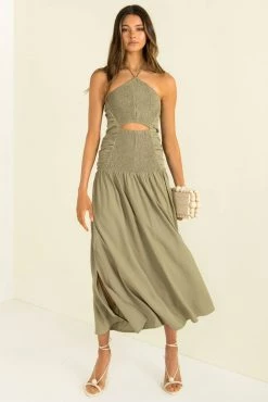 Sundae Muse Mirage Dress / Khaki New Arrivals
