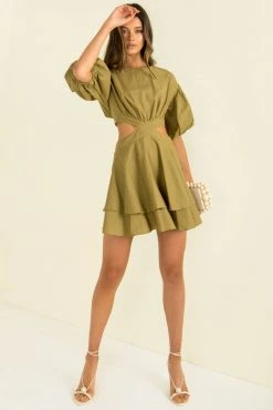 Sundae Muse Vita Dress / Khaki DRESSES